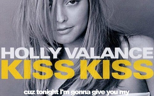 Holly Valance - Ecard 'Kiss Kiss' #02