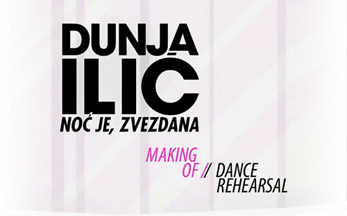 Dunja Ilić - Noć Je, Zvezdana (Choreography Rehearsal)